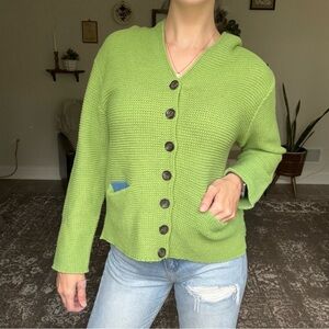 Size medium knit sweater with hood